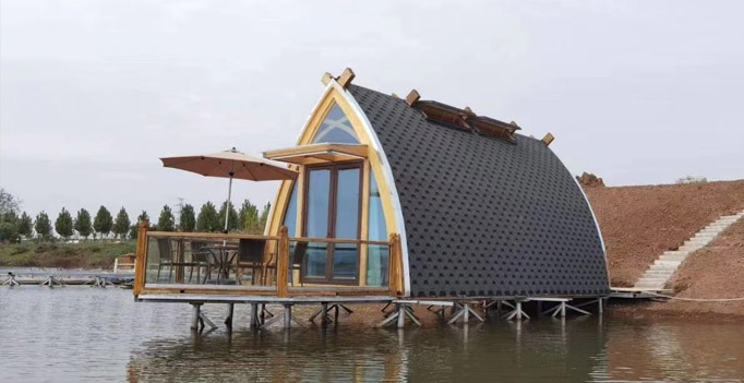 顺兴林木材水上木屋寿命长达50年以上