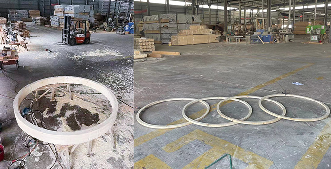 顺兴林木业车间操作现场