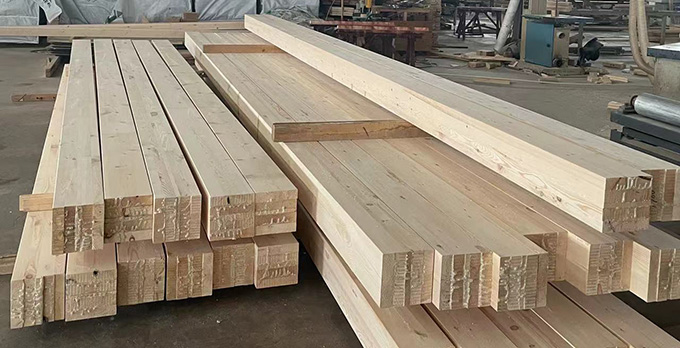 顺兴林木业车间防腐木