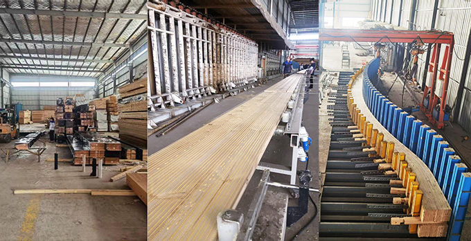 顺兴林木结构工程车间仪器