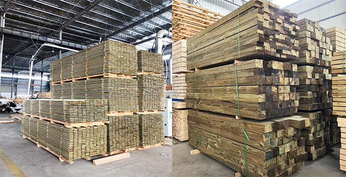 木结构工程防腐木车间