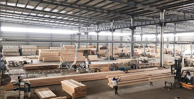 顺兴林木业车间俯拍