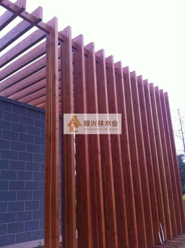 户外防腐木景观工程-顺兴林木结构工程